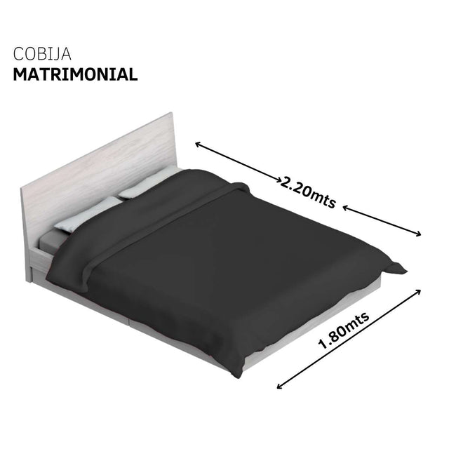 Cobija Matrimonial Lineas Muchos Colores