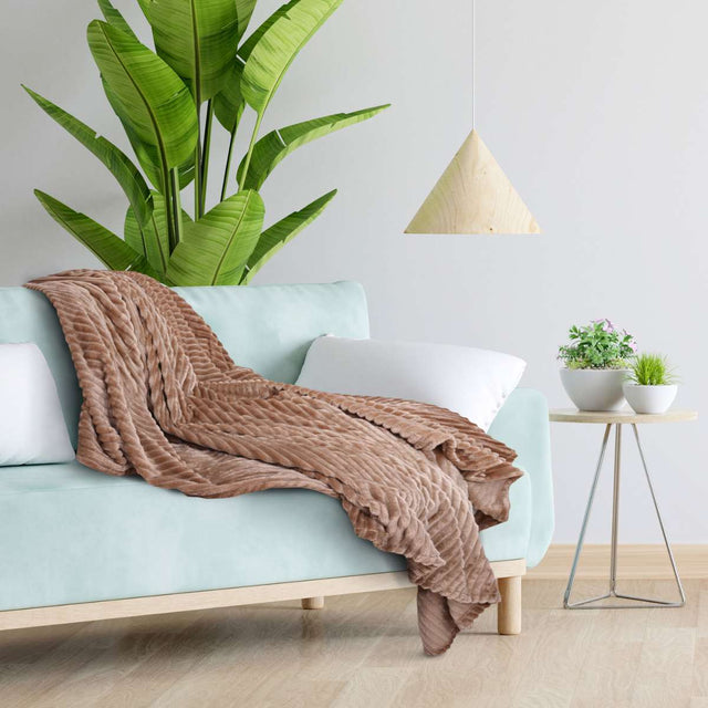 Cobija Matrimonial Lineas Muchos Colores