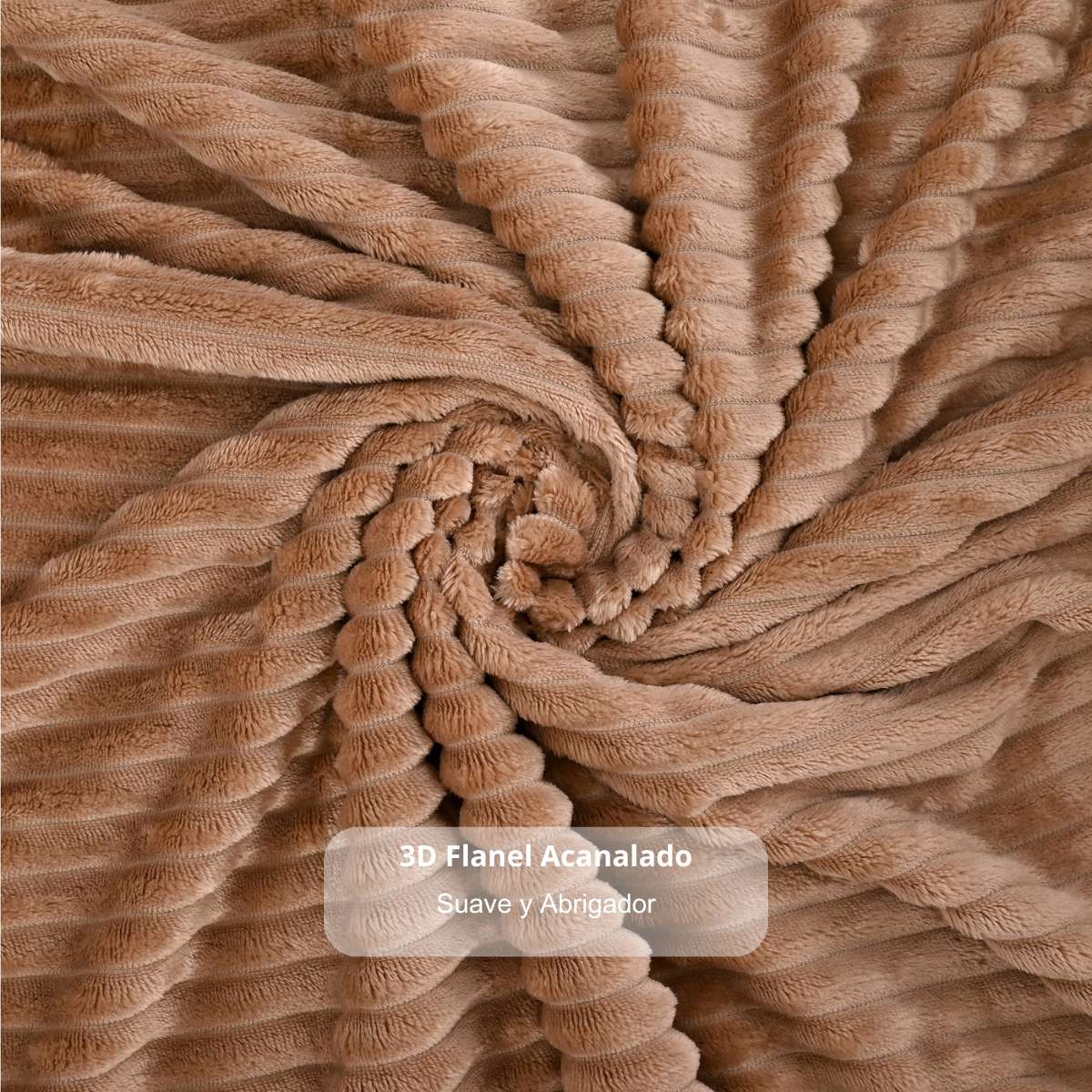 cobija cafe lineas tela