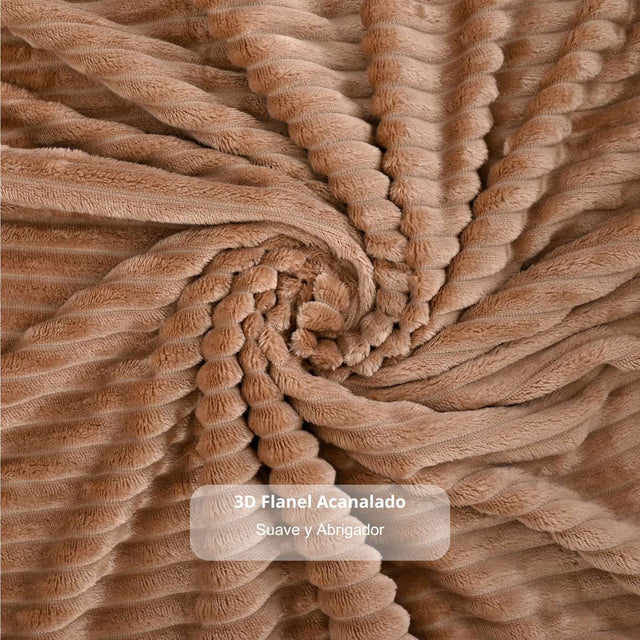 Cobija Matrimonial Lineas Muchos Colores