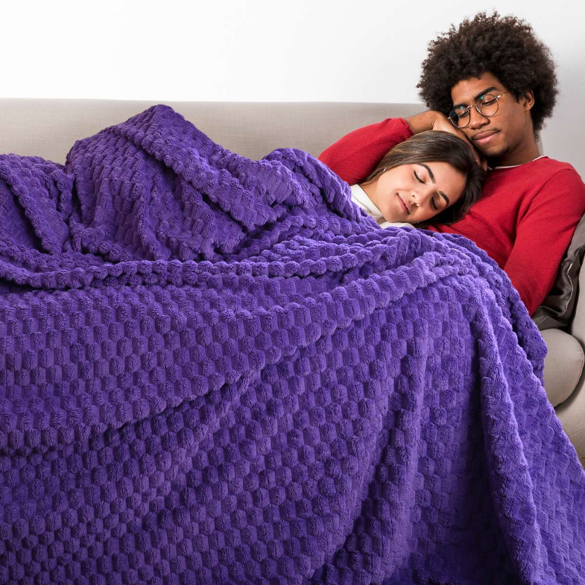 Cobija Matrimonial Morada (1.80x2.20)