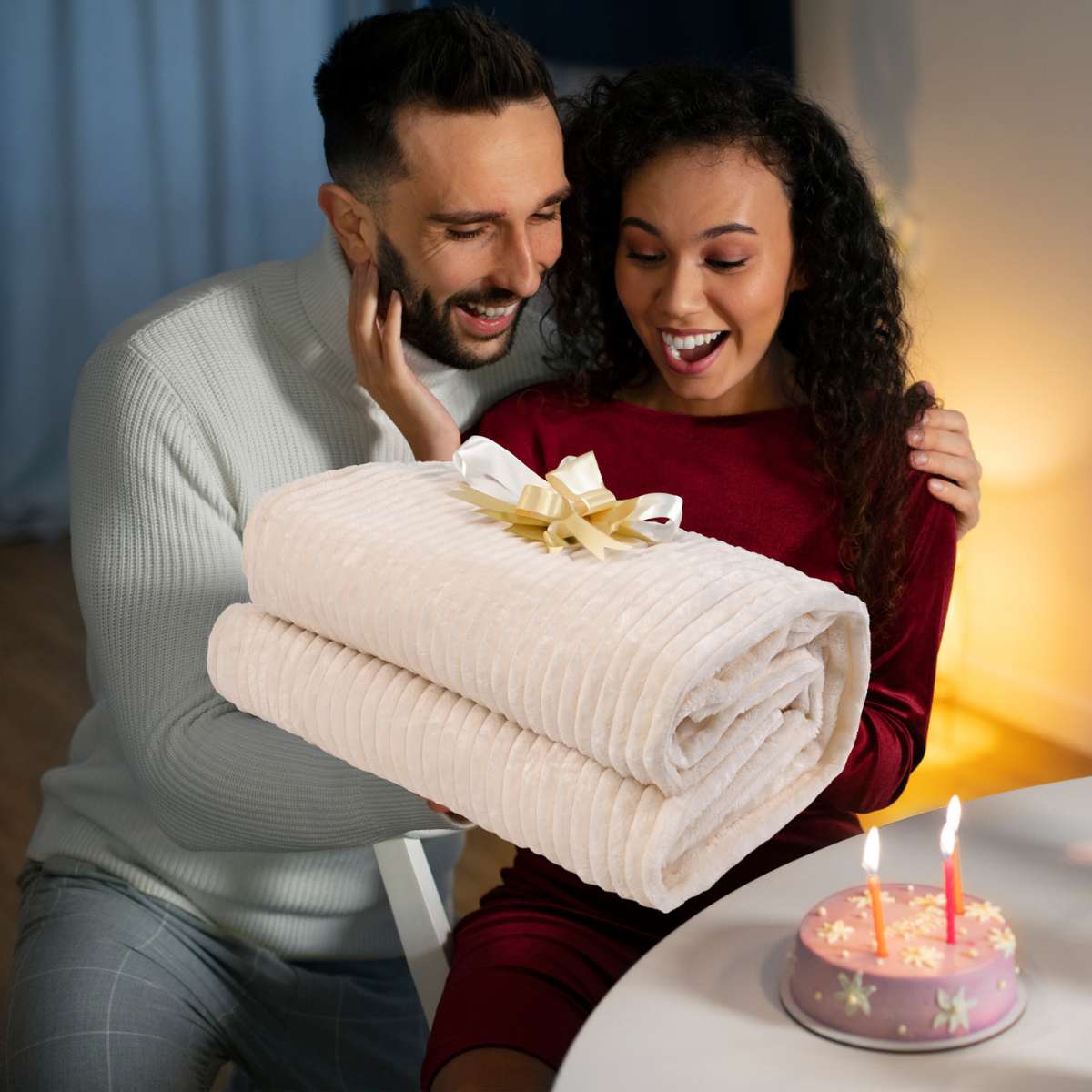 cobija hueso lineas regalo