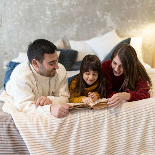 Cobija Matrimonial Lineas Muchos Colores