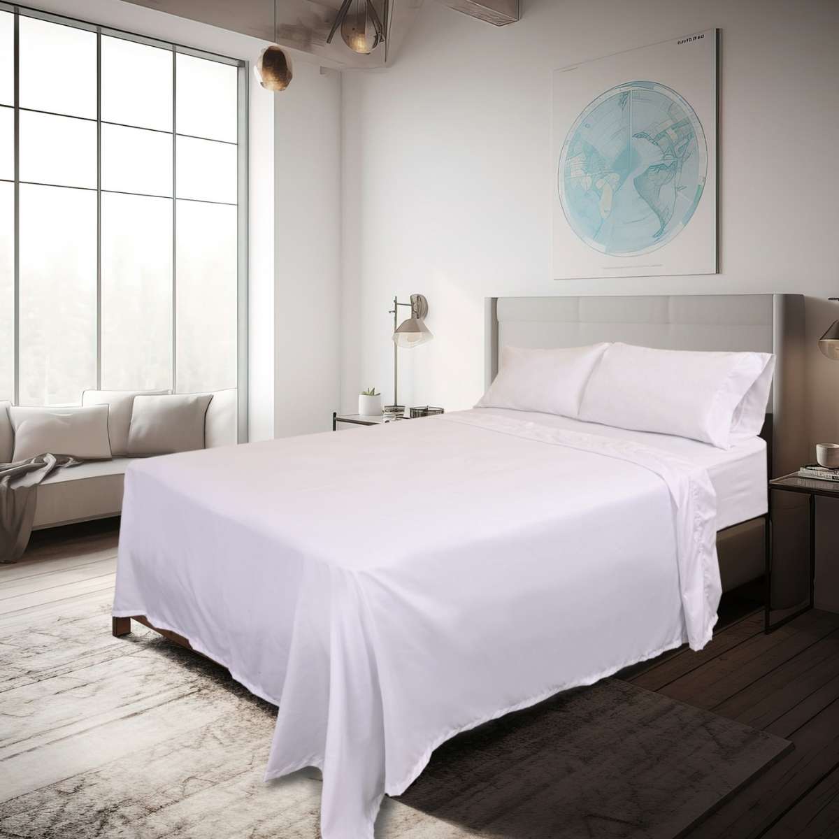 Sabana Matrimonial Microfibra Tacto Algodón