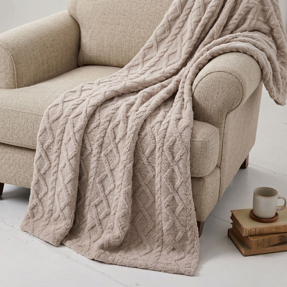 Cobija Individual Sherpa Elegante