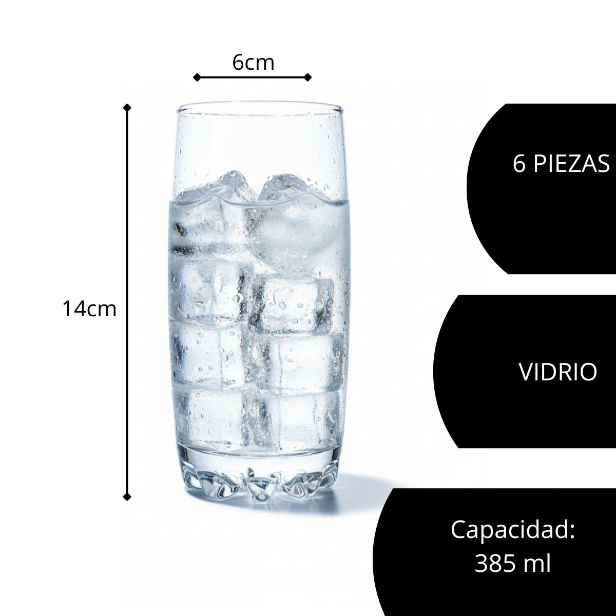 Vaso Basico  Hb 385ml  /  Dof  300ml