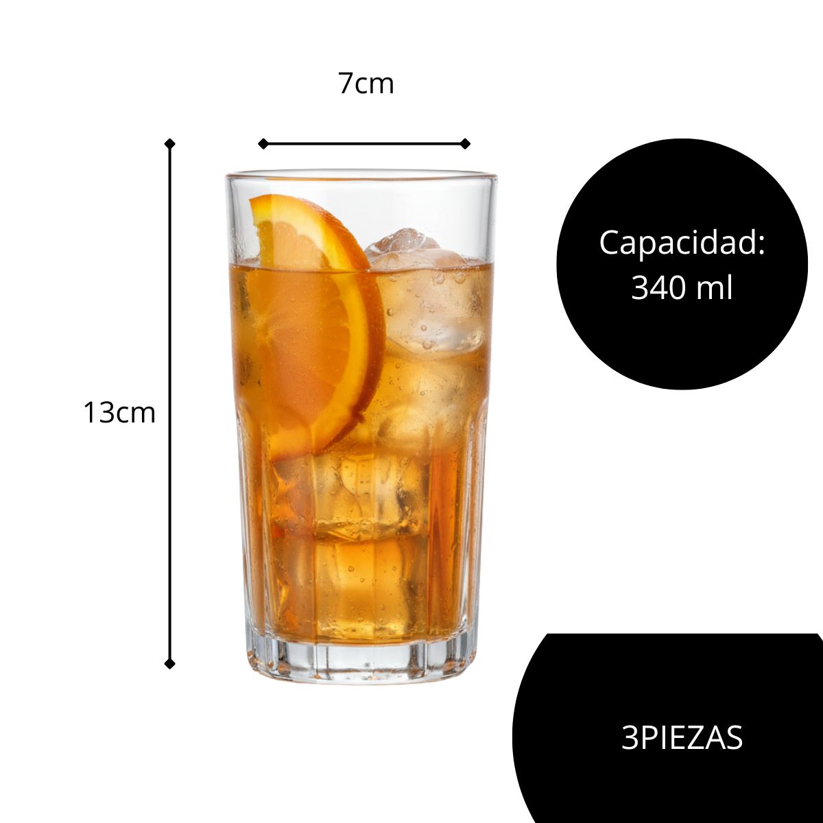 Vaso Elegante Basico 340 ml