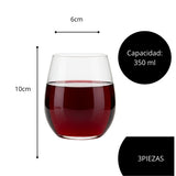 Vaso Elegante Restaurante Fressi 350ML