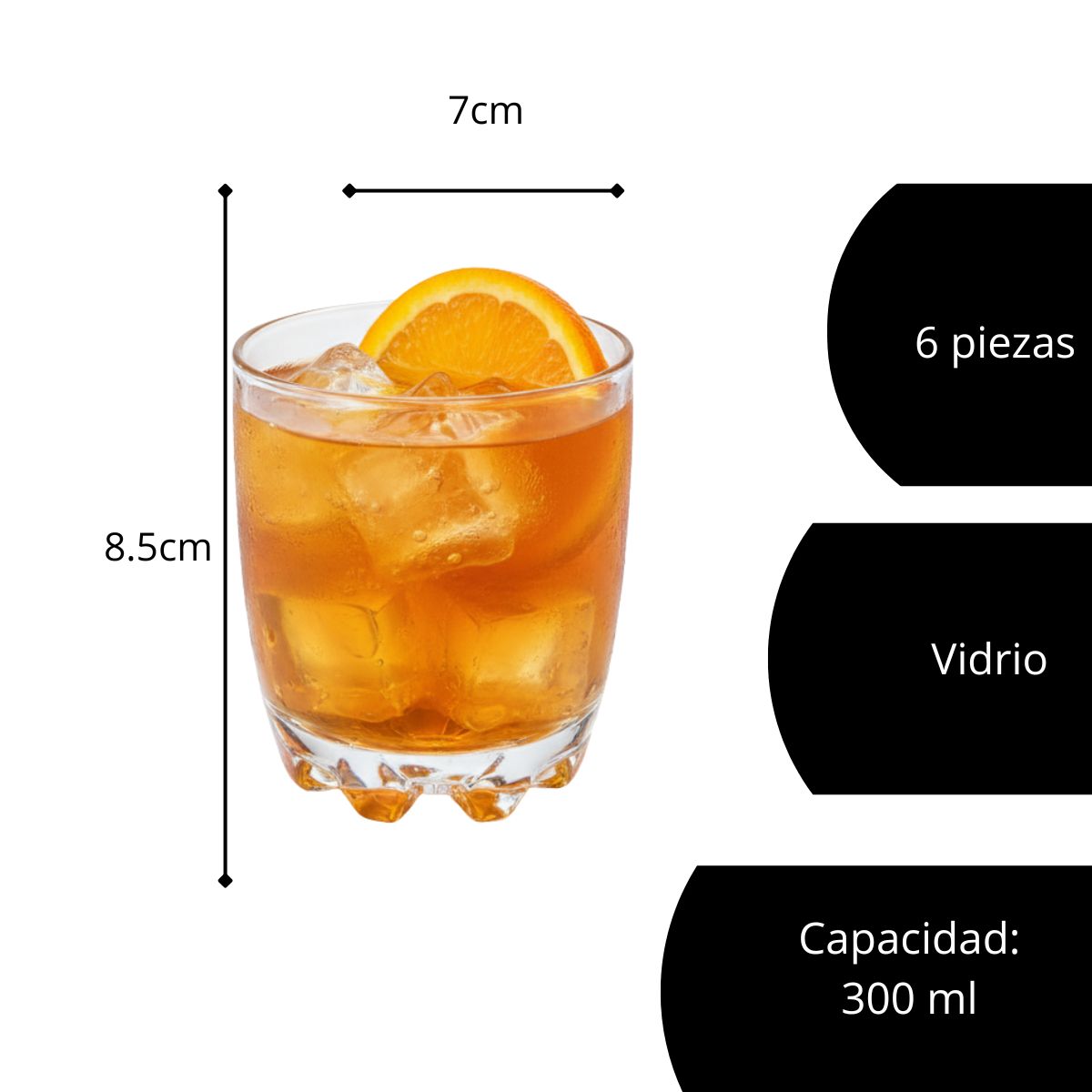 Vaso Basico  Hb 385ml  /  Dof  300ml