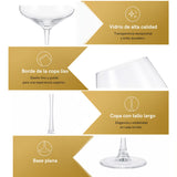Set 6 Copas Globo 440 Ml